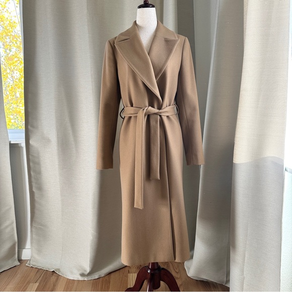 Massimo Dutti Camel Wool Coat -XS/S - Picture 7 of 7